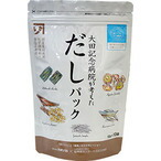 【パックをお鍋にポンといれて煮だすだけで、香り高くうま味たっぷりのだしがとれます。】大田記念病院が考えただしパック10ｇ×10袋