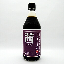 茜【あかね】　 福岡県産丸大豆しょうゆ(甘口)500ｍｌ