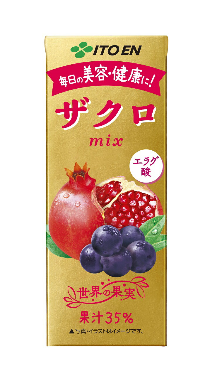 伊藤園・ザクロｍix 紙パック 200ml・24パック